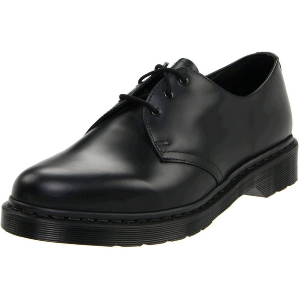 Men Dr. Martens Black Leather Loafers Sz 10